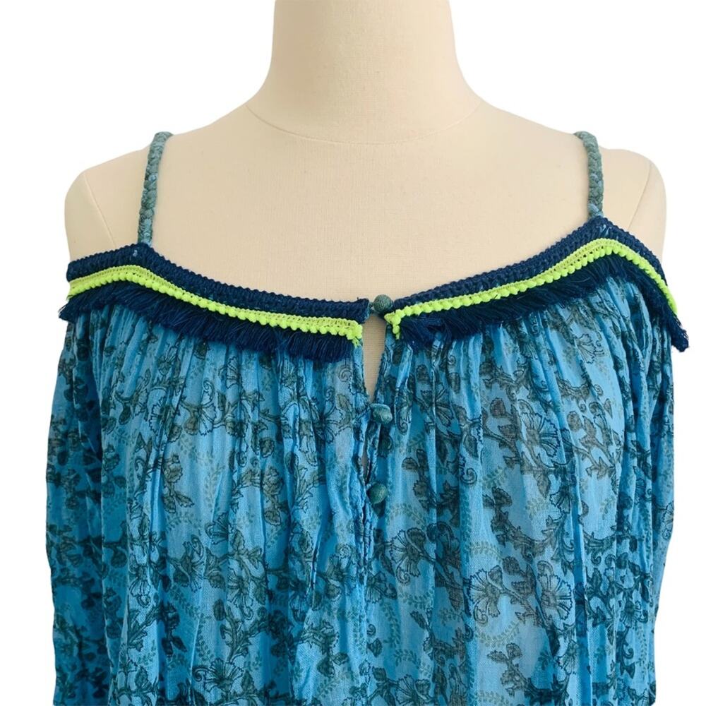 Poupette St Barth Floral Cover Up Tunic Top - Picture 7 of 14